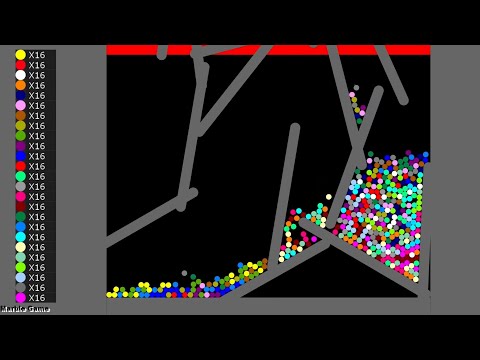 Survival Proliferation 31 - Marble Race in Algodoo