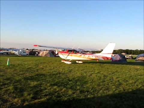riding the Tram at EAA AirVenture 2010 Oshkosh, WI