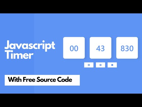 How To Make Javascript Timer With Free Source Code Codewithmood