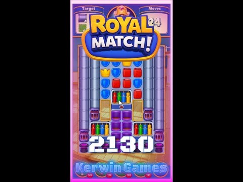 Royal Match Level 2130 - No Boosters Gameplay