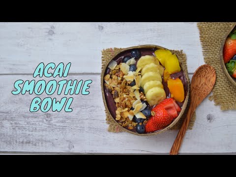 Açaí Smoothie Bowl (RECIPE # 134)