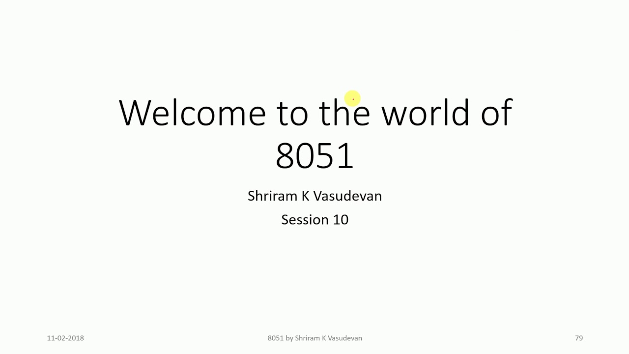 17. Interrupt Programming - Timer and Interrupt 8051