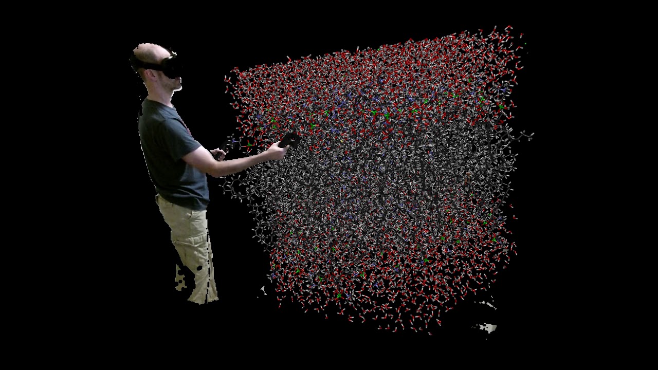 VR Molecular Dynamics Visualization