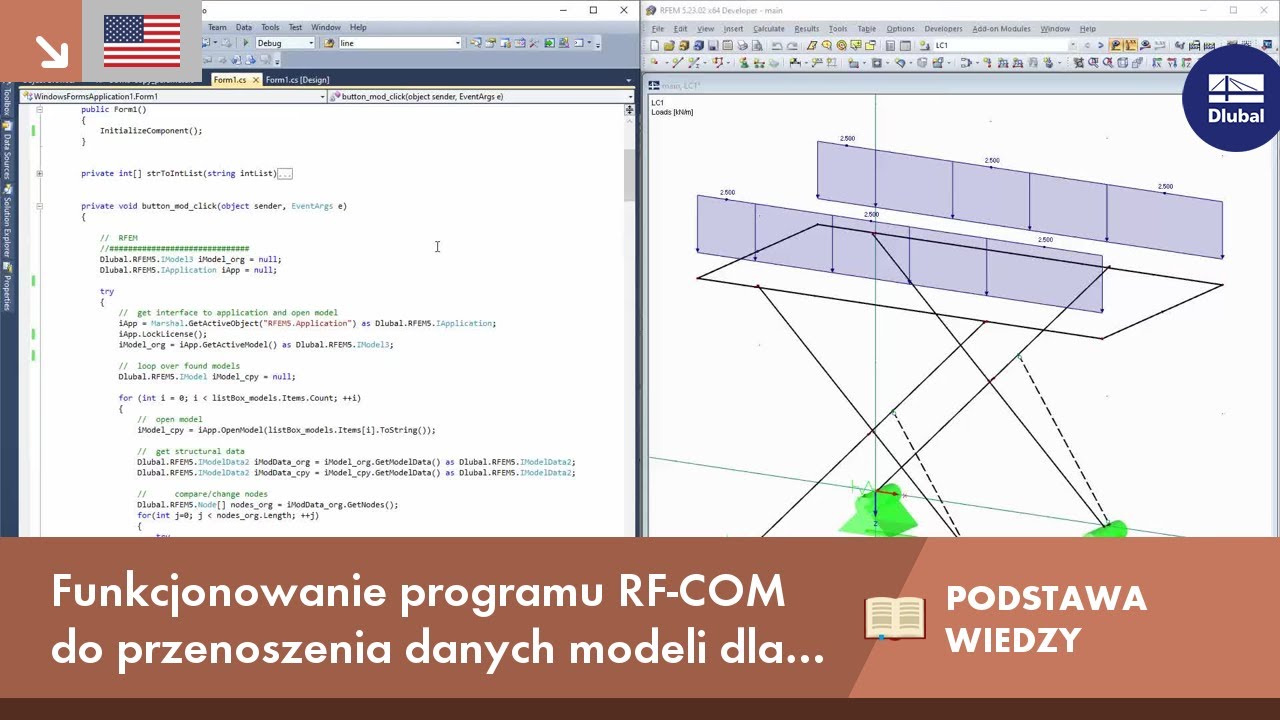 Funkcjonowanie programu RF-COM do przenoszenia danych modeli dla wszystkich modeli