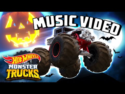 Official MUSIC VIDEO 🎶 | "Crash the Party" featuring HOT WHEELS MONSTER TRUCKS! 🎃 👻