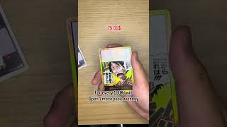 Day 40 of opening One Piece TCG until I get Manga Rare