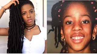 How my Mom started my Locs with two strand Twist