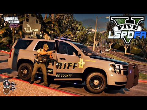 LSPDFR | GTA 5 MOD | LSSD Deputy Killed In Gang Shootout!