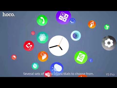 Hoco Y5 Pro Smart Watch (Call) Black