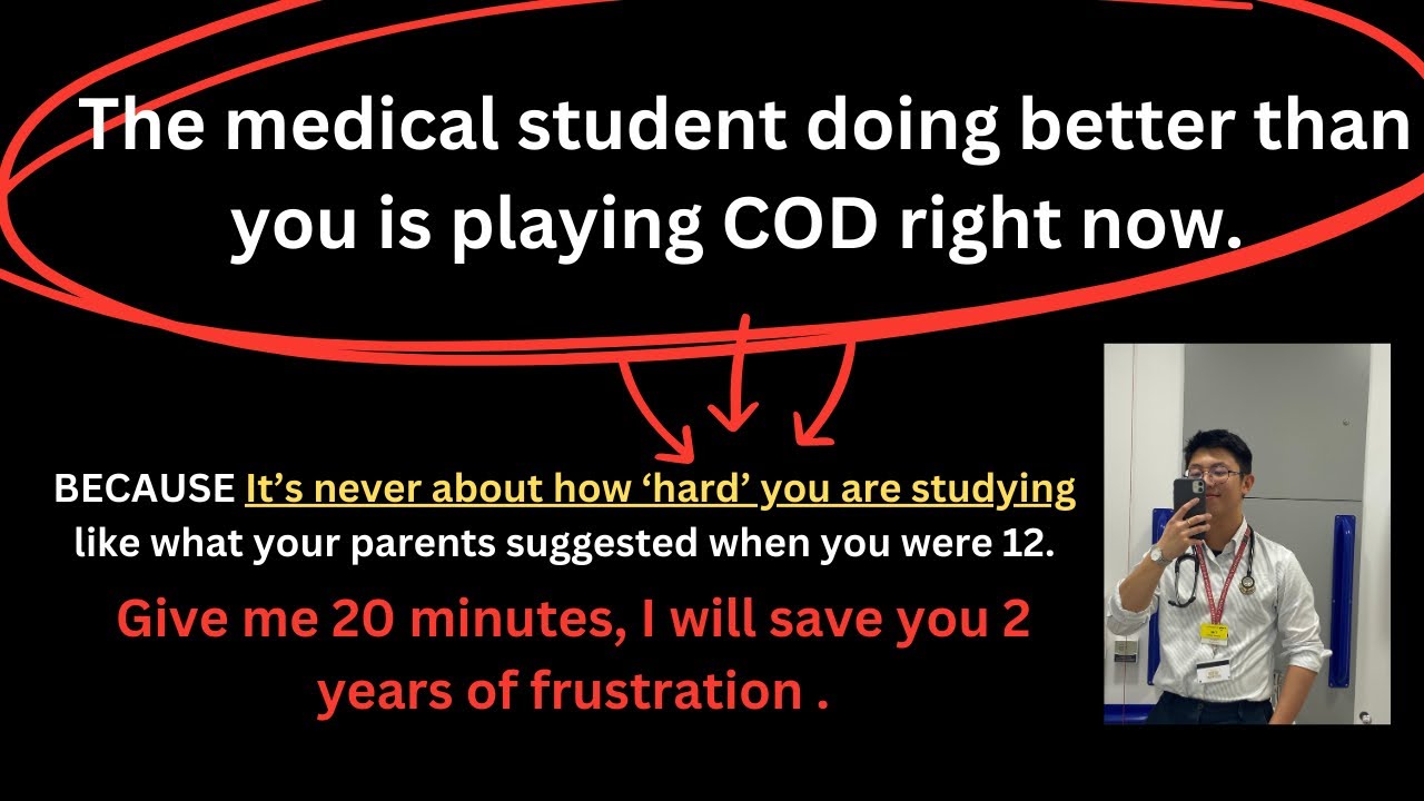EP5 | Why people 'lazier' than you are outperforming you in medical school