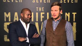 Chris Pratt talks about epic cast of The Magnificent Seven video