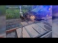 Mașină Lovită De Tren La Păltinoasa