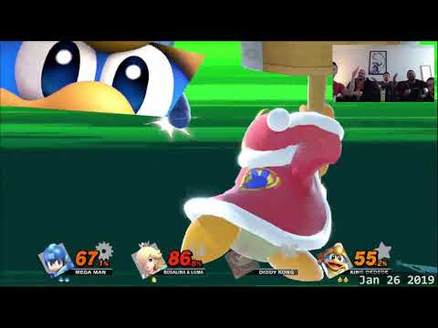 Megaman - Diddy Kong - Rosalina - King Dedede (Fifon d'or 04)