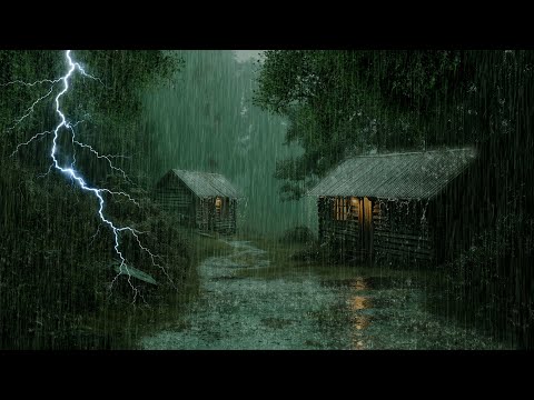 HEAVY RAIN AND THUNDER SOUNDS - DEEP SLEEP | Thunderstorm for Sleeping - Rain Sound Comfort #2