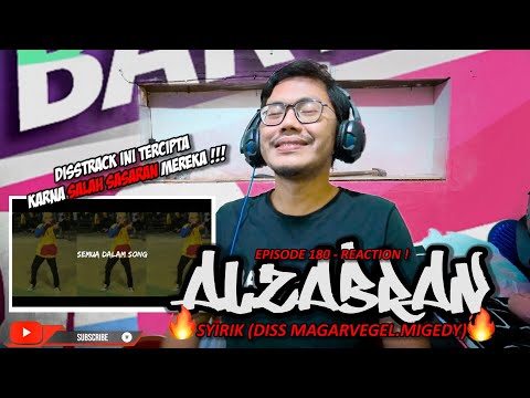ADUH DIBALES NYA KAYA GINI ‼️ | REACTION ! ALZABRAN - SYIRIK (DISS MAGARVEGEL)
