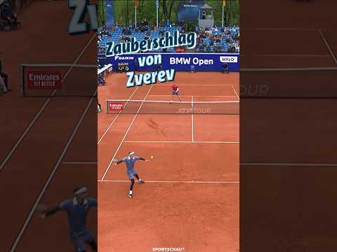 Zauberschlag von Zverev l Sportschau #shorts