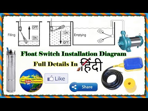 Float Switch Installation For Water Tank | Float Switch | Control Diagram | In Hindi Urdu Video