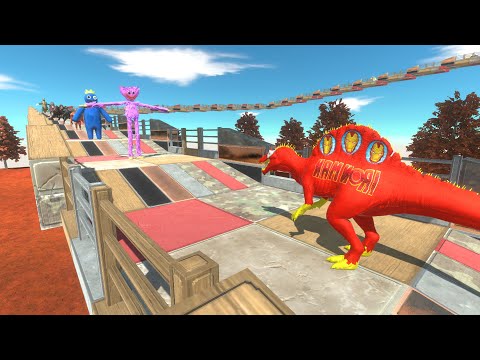 Spinosaurus Color Ironman Death Climb - Animal Revolt Battle Simulator
