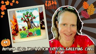AUTUMN CARD INSPIRATION: DIY FALL GREETING CARD