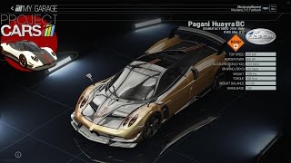 Project Cars//Pagani Nürburgring Combined Track Expansion DLC (Pagani Huayra BC) + Replay 60FPS