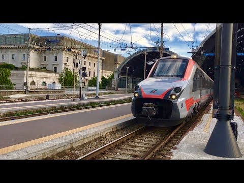 Partenza del nuovo ETR700 Frecciargento 8829 da Milano Centrale per Ancona