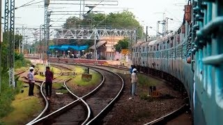 preview picture of video 'Speeding and curving thru SANKARIDURG | Kovai Express | Indian Railways'