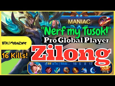 16 KILLS MANIAC! TOP USA PRO PLAYER MOBAZANE PLAYS ZILONG AS JUNGLER AND WREAKS HAVOC! | MLBB S20