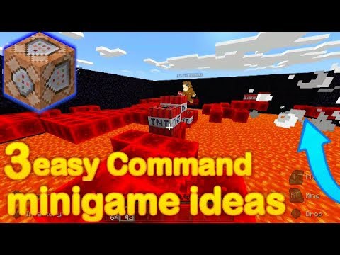 Minecraft - 3 easy command block minigames / reset-able mini game ideas