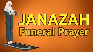 How to pray Janazah prayer  (Funeral) for Women - with Subtitle