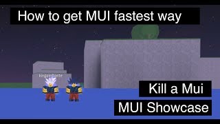 how to get mui dbn roblox masterd ultra instinct showcase