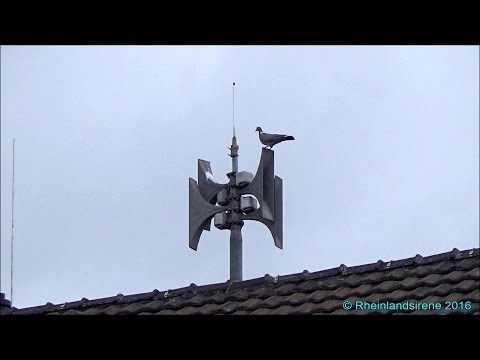 ECN 600 - Sirenenprobe Dormagen - Elektronische Sirene mit 600 Watt