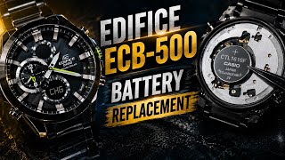 Casio Edifice ECB-500 Battery Replacement | Full Step-by-Step Tutorial