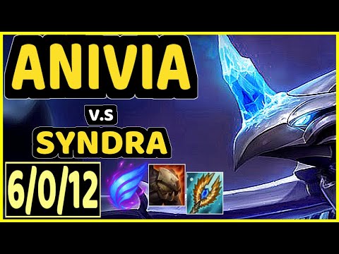 FROGGEN (ANIVIA) vs SYNDRA - 6/0/12 KDA MID CHALLENGER GAMEPLAY - NA