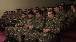 Նոր Նորքի հայորդյաց տան սաների համերգը ի պատիվ ՀՀ ՊՆ Վ. Սարգսյանի անվան ռազմական համալսարանի սաների
