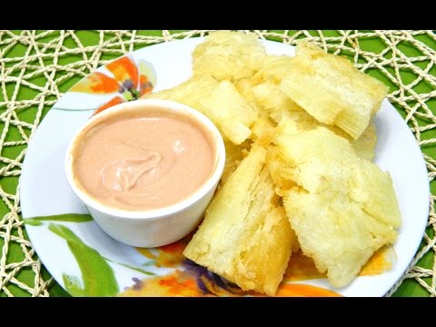 Tostones de Yuca or Fried Cassava Bites
