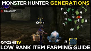 Monster Hunter Generations - Low Rank Gathering Guide