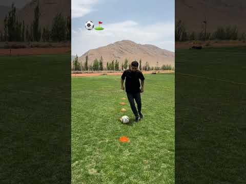 Zigzag football challenge #football #soccer #skills #sports #ronaldo #messi #neymar