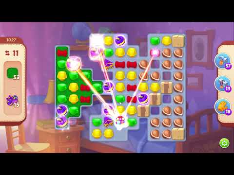 Homescapes 1027 Level - 15 moves - NO BooSTERS