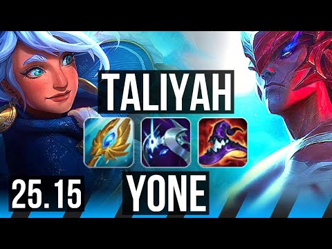 TALIYAH vs YONE (MID) | 800+ games | EUW Master | 25.15