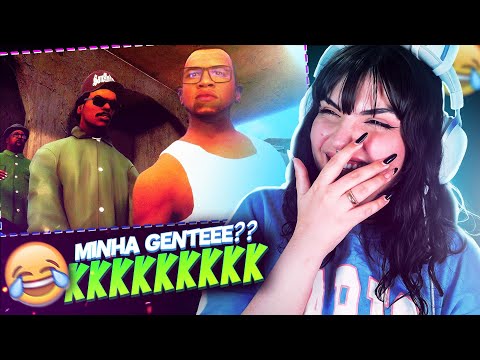 GAMES EDUUU: VAI VENDO O CJ REMASTER! - GTA San Andreas: Definitive Edition 🤣