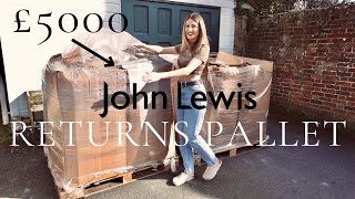 I bought a pallet of RETURNS from JOHN LEWIS worth over £5000!