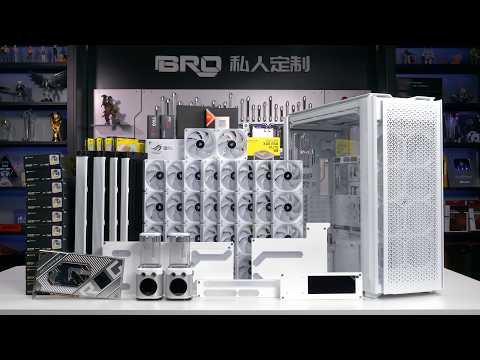 「BRO」Liquid Metal &amp; Custom Dual Loops: Engineering the Ultimate White Monster.|CORSAIR 9000D#pcbuild