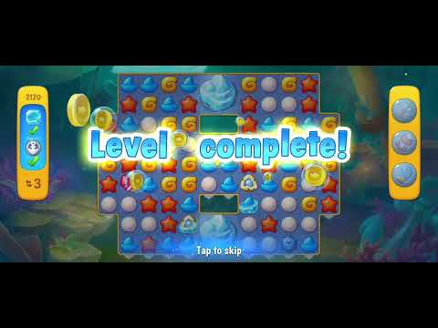 Fishdom gameplay level 2120