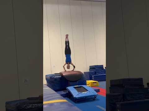 #thisis50! My First vault over the Table with mini tramp ever! More double front tuck drills!