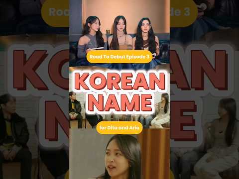 Aria and Dita get their Korean Name? Daram? Damhee?: Triple IZ Road To Debut Episode 3 Highlight