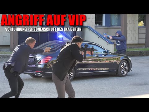 [ANGRIFF MIT WAFFEN AUF VIP!] - Spektakuläre Vorführung des Personenschutzes des LKA Berlin -