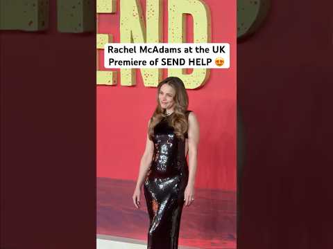 Rachel McAdams hits the red carpet in London for the UK Premiere of SEND HELP!