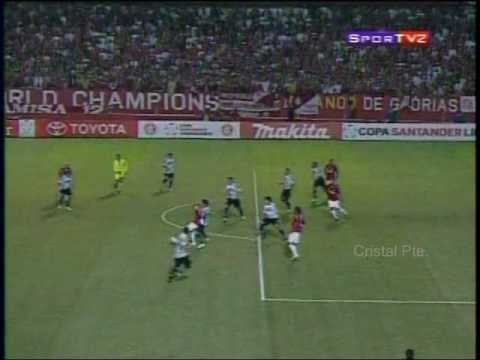 Internacional 2 x 0 Banfield - Gol 1 Alecsandro - Libertadores 2010