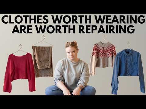 Mending & Tailoring my closet - a very crafty vlog