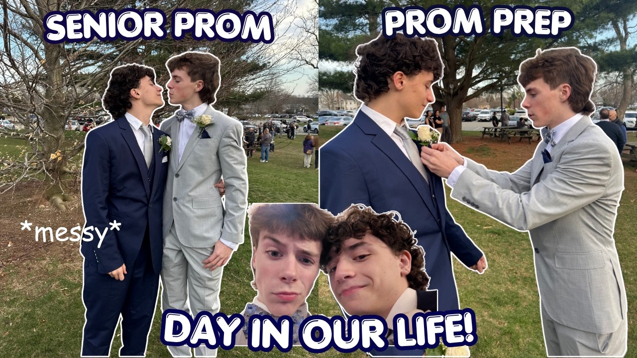 SENIOR PROM... (grwm, prom prep, gay couple goes to prom!)